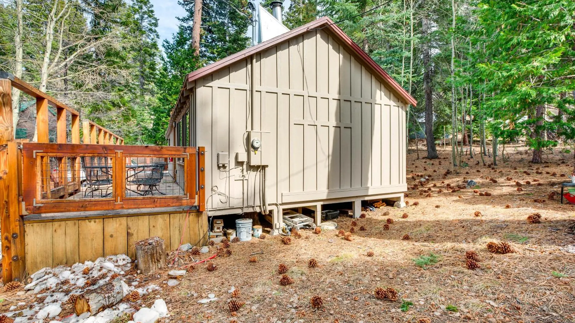 4 Mi To Lake Tahoe Cozy Cabin With Deck! سووث لاك تاهوي 0*,